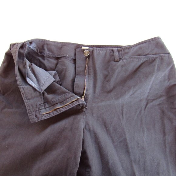 Emma James Women's Black Casual Trousers Pants Flat Front Waistband Size 14 - Picture 4 of 12